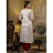 Picture of Pretty Silk White Kurtis & Tunic