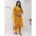 Picture of Grand Silk Dark Golden Rod Readymade Salwar Kameez