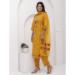 Picture of Grand Silk Dark Golden Rod Readymade Salwar Kameez