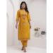 Picture of Grand Silk Dark Golden Rod Readymade Salwar Kameez