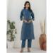 Picture of Amazing Silk Dark Slate Grey Readymade Salwar Kameez
