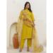 Picture of Appealing Silk Yellow Readymade Salwar Kameez