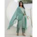 Picture of Nice Silk Dark Sea Green Readymade Salwar Kameez