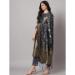 Picture of Cotton & Silk Dark Slate Grey Readymade Salwar Kameez