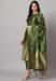 Picture of Cotton & Silk Dark Olive Green Readymade Salwar Kameez