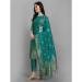 Picture of Beautiful Cotton & Silk Teal Readymade Salwar Kameez
