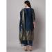 Picture of Cotton & Silk Dark Slate Grey Readymade Salwar Kameez