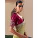 Picture of Marvelous Organza Olive Drab Saree