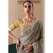 Picture of Appealing Organza Dim Gray Saree