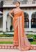 Picture of Beauteous Georgette Orange Saree