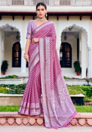 Picture of Nice Georgette Plum Saree