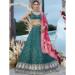 Picture of Charming Silk Teal Lehenga Choli