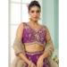 Picture of Fascinating Silk Brown Lehenga Choli