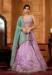 Picture of Sightly Silk Plum Lehenga Choli