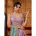 Picture of Sightly Silk Plum Lehenga Choli