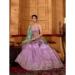 Picture of Sightly Silk Plum Lehenga Choli