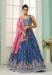 Picture of Exquisite Silk Dark Slate Blue Lehenga Choli