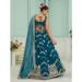 Picture of Gorgeous Silk Teal Lehenga Choli