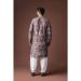 Picture of Exquisite Linen Dim Gray Kurtas
