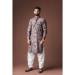 Picture of Exquisite Linen Dim Gray Kurtas