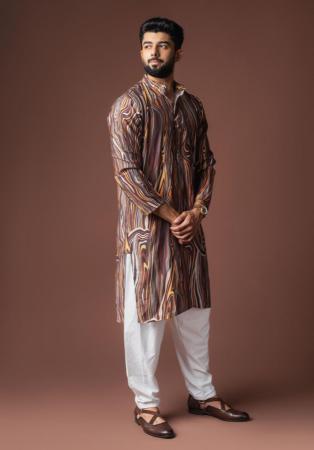 Picture of Beauteous Linen Sienna Kurtas