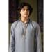 Picture of Superb Silk Light Steel Blue Kurtas