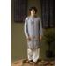 Picture of Superb Silk Light Steel Blue Kurtas