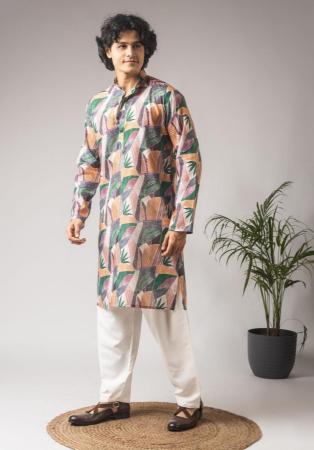 Picture of Pretty Silk Slate Grey Kurtas