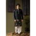 Picture of Taking Silk Black Kurtas