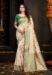 Picture of Appealing Silk Pale Golden Rod Saree