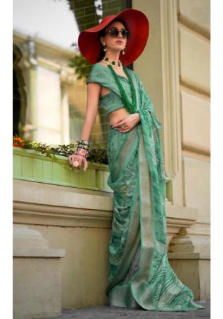 Picture of Sightly Georgette Cadet Blue Saree