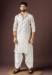 Picture of Comely Cotton Off White Kurtas