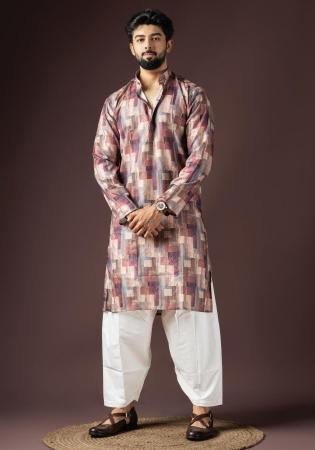 Picture of Comely Cotton Dark Olive Green Kurtas