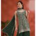 Picture of Georgette Dim Gray Straight Cut Salwar Kameez