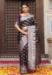 Picture of Delightful Silk Dim Gray Saree