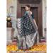 Picture of Ravishing Silk Dark Slate Grey Saree