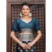 Picture of Ravishing Silk Dark Slate Grey Saree
