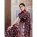 Picture of Resplendent Silk Purple Saree