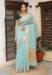 Picture of Pleasing Cotton Dark Sea Green Saree