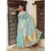 Picture of Pleasing Cotton Dark Sea Green Saree