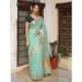 Picture of Statuesque Cotton Dark Sea Green Saree