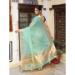 Picture of Statuesque Cotton Dark Sea Green Saree