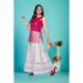 Picture of Pleasing Silk Pink Kurtis & Tunic