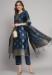 Picture of Cotton & Silk Navy Blue Readymade Salwar Kameez