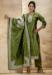 Picture of Pretty Silk Olive Drab Readymade Salwar Kameez