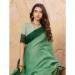 Picture of Pretty Linen Dark Sea Green Saree