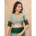 Picture of Pretty Linen Dark Sea Green Saree