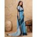 Picture of Good Looking Linen Light Steel Blue Saree