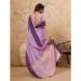 Picture of Pretty Linen Plum Saree