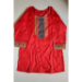 Picture of Nice Cotton Indian Red Kurtis & Tunic